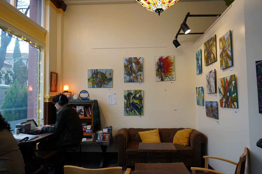 Community Coffee Cup - November 2023 (Turtle Dreams & Other Abstractions)