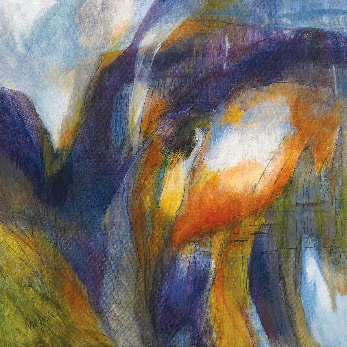Expressive Abstract Paintings & Prints