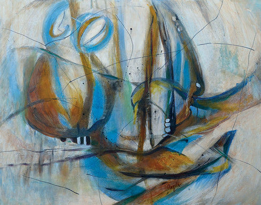 A Study in Blue and Brown